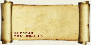 Anita Tošović vizit kartica